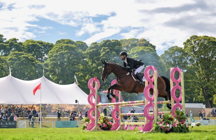 Clarke Johnstone and Sparky Lad win the £45,000 ARC Racehorse to Eventer Challenge at Cornbury House Horse Trials